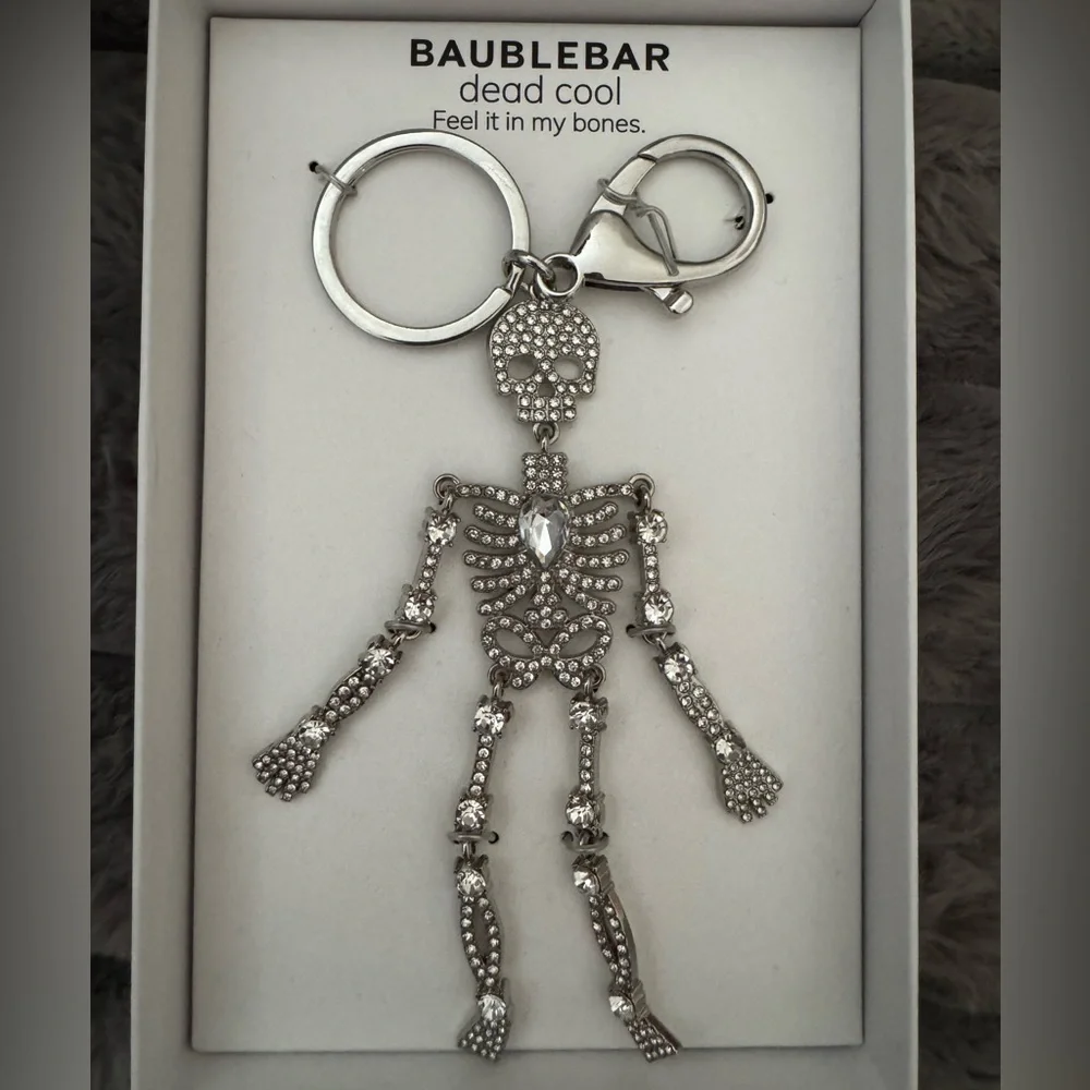 BaubleBar Metallic Skeleton‎ Keychain